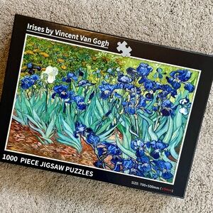Irises by Vincent Van Gogh 1000-Piece Jigsaw Puzzle - Like New